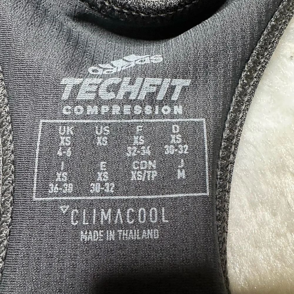 NWT Adidas Climacool Alphaskin Techfit Compression Logo Sports Bra Women’s XS